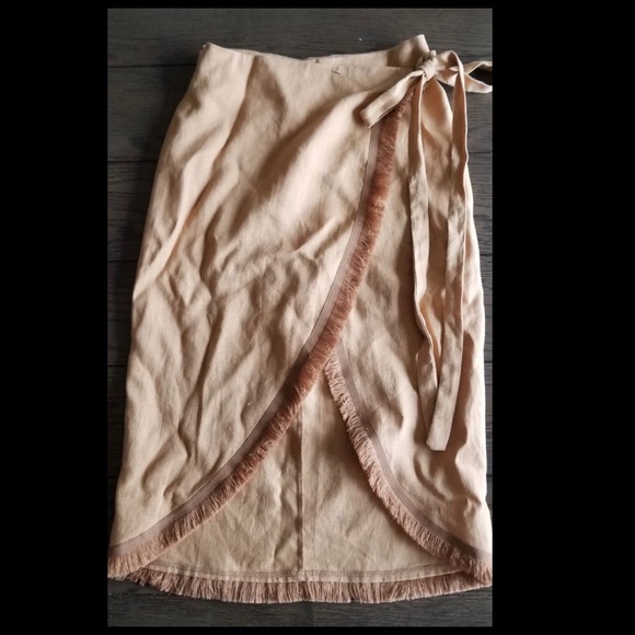 Reformation Dresses & Skirts - Reformation Fringe Wrap Skirt